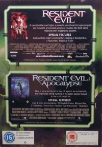 Resident Evil: The Outbreak Pack (DVD) Box Art