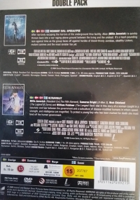Resident Evil: Apocalypse / Ultraviolet (DVD) [DK][FI][NO][SE] Box Art