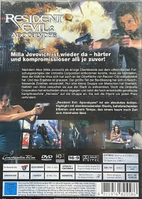 Resident Evil: Apocalypse (DVD / Uberarbeitete Fassung / Optional Deutsche Untertitel) Box Art