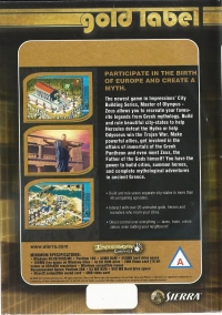 Master of Olympus: Zeus - Gold Label Box Art