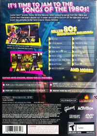 Guitar Hero Encore: Rocks the 80s - Greatest Hits Box Art