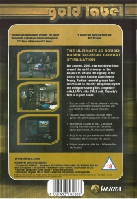 SWAT 3: Close Quarters Battle: Elite Edition - Gold Label Box Art