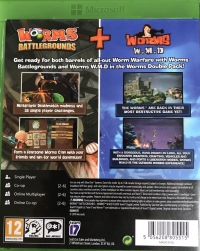 Worms Battlegrounds + Worms WMD Box Art