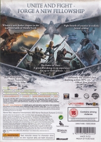 Lord of the Rings, The: War in the North [UK] Box Art