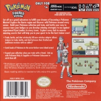 Pokémon FireRed Version - Player's Choice Box Art