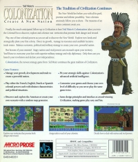 Sid Meier's Colonization (040340201) Box Art