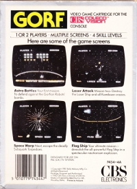Gorf Box Art