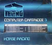 Teleng T.C.S. Cartridge No3: Horse Racing Box Art
