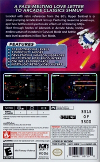 Hyper Sentinel - Elite Edition Box Art