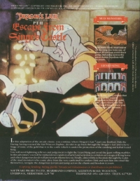 Dragon's Lair Part II: Escape from Singe's Castle Box Art