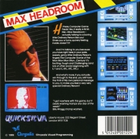 Max Headroom Box Art