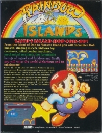 Rainbow Islands (black cover) Box Art