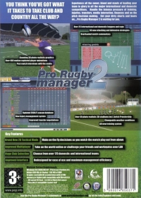 Pro Rugby Manager 2 Box Art