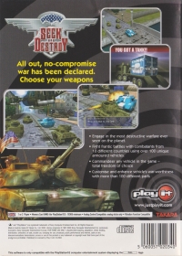 Seek and Destroy (SLES-51603# disc) Box Art