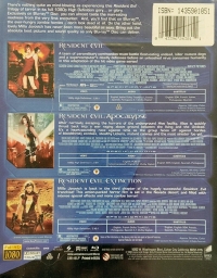 Resident Evil: The High Definition Trilogy (BD) [CA] Box Art