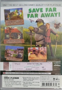 DreamWorks Shrek the Third - Platinum [PT] Box Art