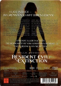 Resident Evil: Extinction (DVD / SteelBook / one FSK rating) Box Art