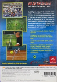 Agassi Tennis Generation [ES] Box Art