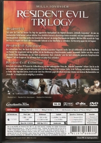 Resident Evil Trilogy (DVD) [DE] Box Art