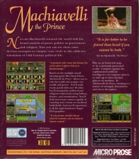 Machiavelli the Prince Box Art