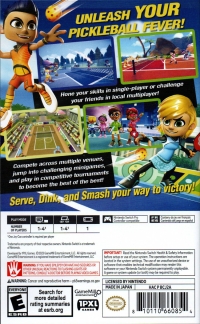 Pickleball Smash Box Art
