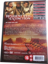 Resident Evil: Extinction (DVD) [NL] Box Art