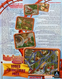 RollerCoaster Tycoon: Added Attractions [DE] Box Art