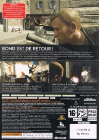 James Bond 007: Quantum of Solace (Interdit à la Vente) Box Art