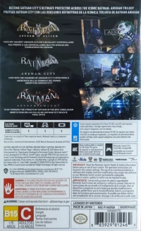 Batman: Arkham Trilogy [MX] Box Art