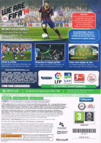 FIFA 14 (Exemplaire Promotionnel) Box Art