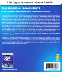 Gran Turismo 6: 1 Million In-Game Credits Box Art