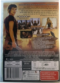 Resident Evil: Extinction (DVD / DOT44821) Box Art