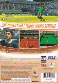 Virtua Tennis 2009 [AT][CH] Box Art