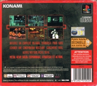 Metal Gear Solid / Metal Gear Solid: Missions Spéciales (slipcover) Box Art