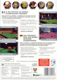 World Championship Snooker 2004 [AT] Box Art