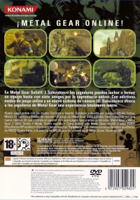 Metal Gear Solid 3: Subsistence [ES] Box Art