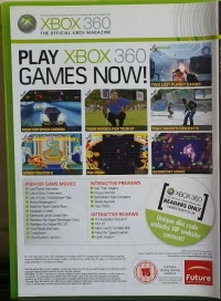 Official Xbox Magazine January Issue 16, The Box Art
