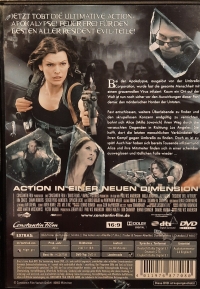 Resident Evil: Afterlife (DVD) [DE] Box Art