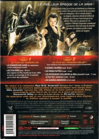 Resident Evil: Afterlife 3D - Metropolitan Édition Collector 2 DVD (DVD / Seven Sept) Box Art