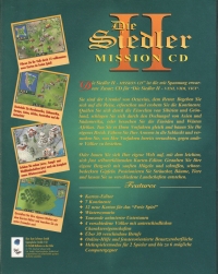 Siedler II Mission CD, Die Box Art