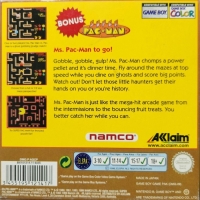 Ms. Pac-Man: Special Color Edition Box Art