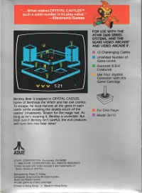 Crystal Castles (1988 / Atari Corp.) Box Art
