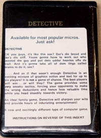 Detective Box Art