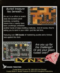 Crystal Mines II: Buried Treasure (2019) Box Art