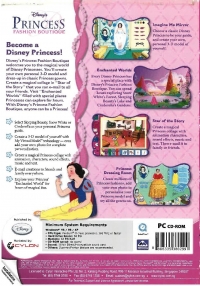 Disney Princess: Fashion Boutique Box Art