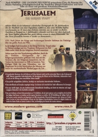 Jerusalem: die Heilige Stadt Box Art