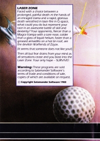 Laser Zone Box Art