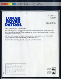 Lunar Rover Patrol (Dragon Data) Box Art