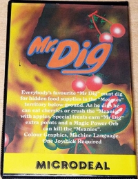 Mr. Dig (disk) Box Art