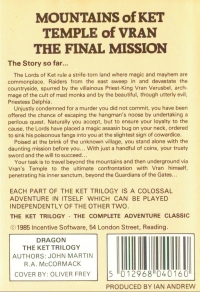 Ket Trilogy, The Box Art